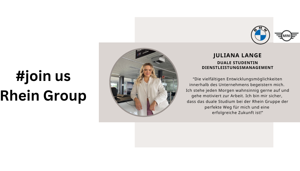 Juliana Lange - Duale Studentin Rhein Group